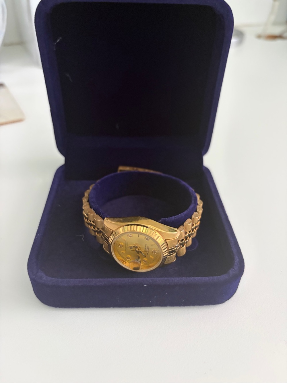 Gold Tone Women's Bracelet Watch